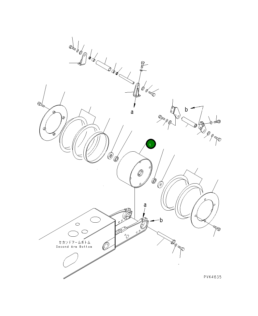 Барабан 203-957-3250 Komatsu