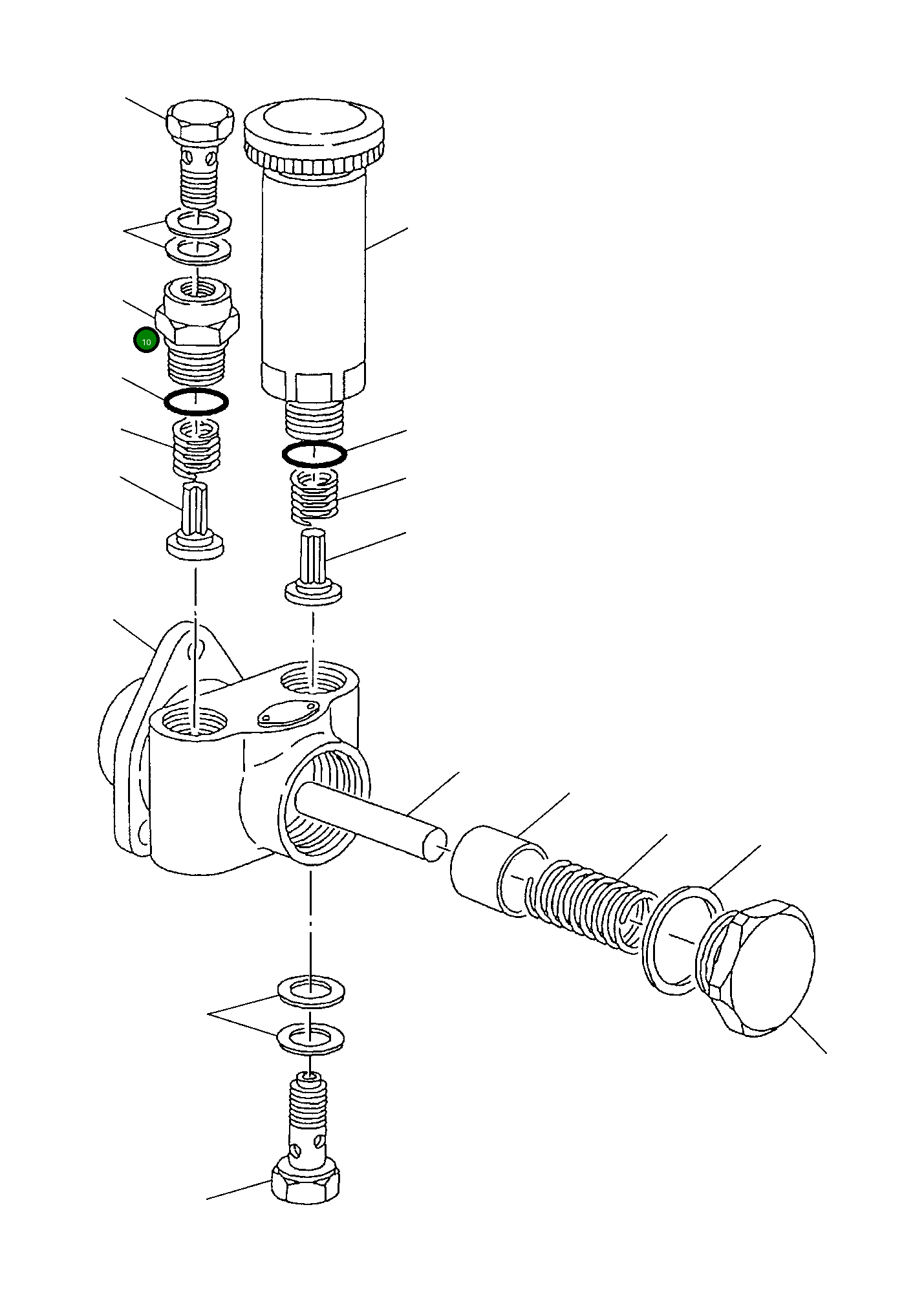 Адаптер YMX1521180900 Komatsu