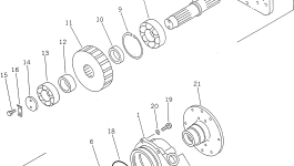 Винт 01306-10820 Komatsu