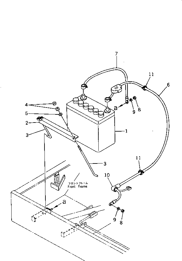 Аккумулятор YM172647-16010 Komatsu