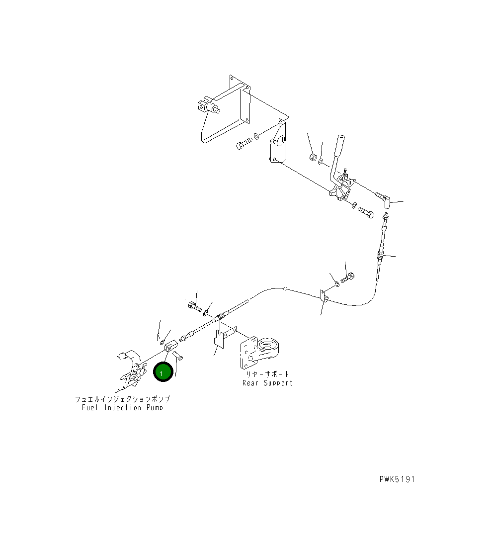 Вилка 103-43-35440 Komatsu