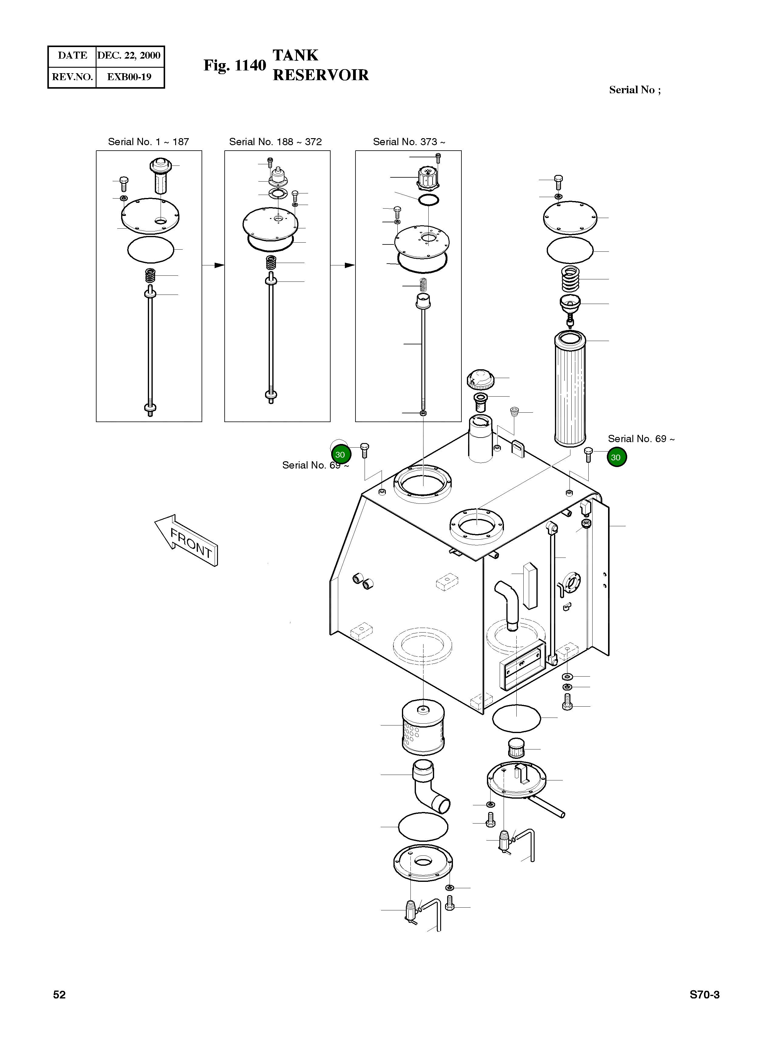 Болт M12X1.75X16 S0514653 Komatsu