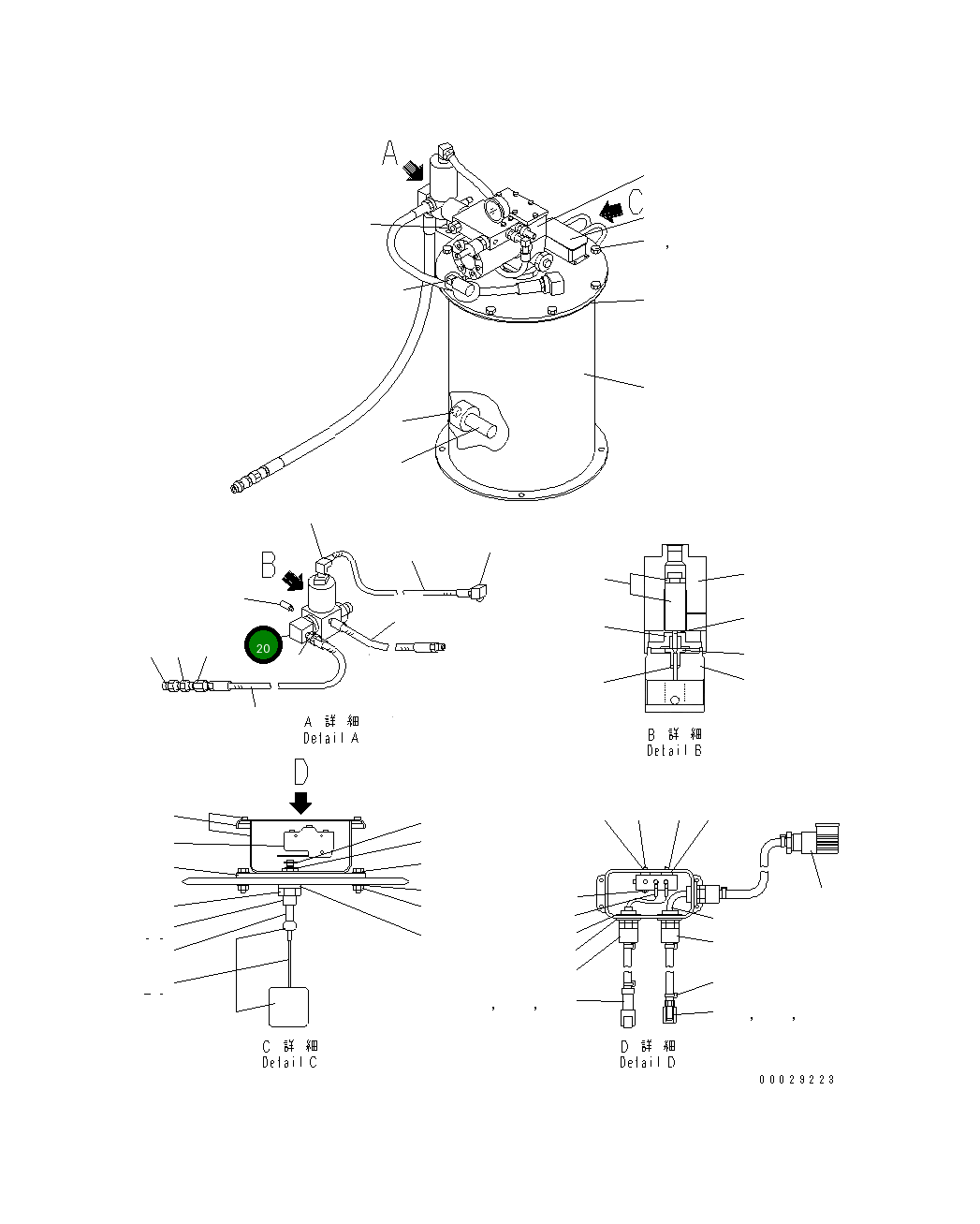 Адаптер LI271913 Komatsu