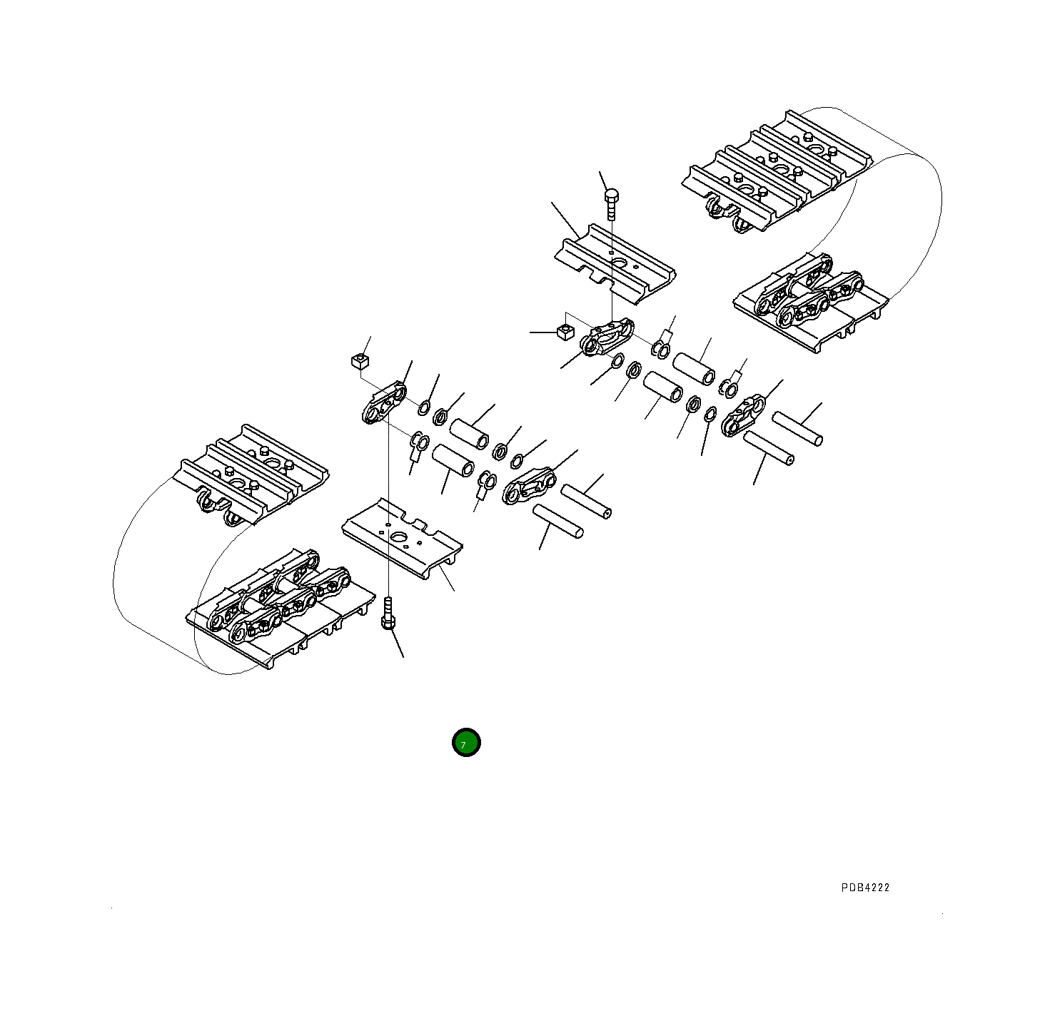 Башмак 209-32-11213 Komatsu