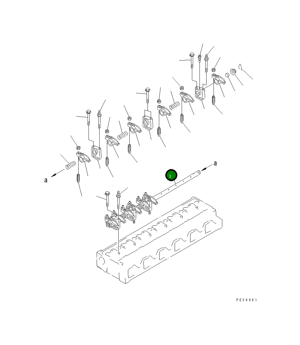 Вал 6206-41-5210 Komatsu