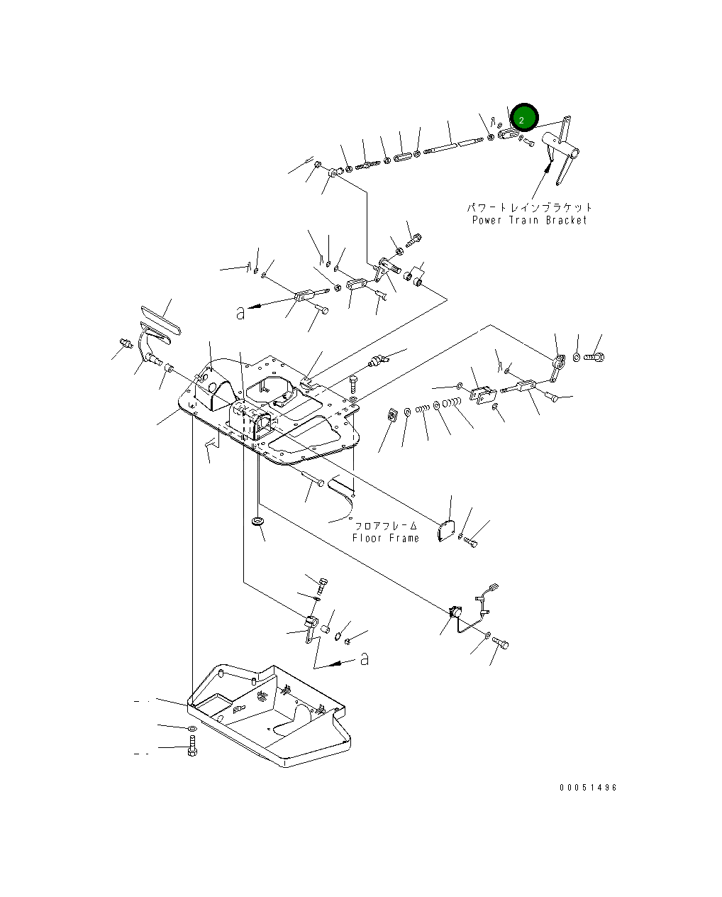 Вилка 114-B90-1490 Komatsu