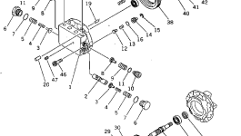 Вал TZ880A2002-00A Komatsu