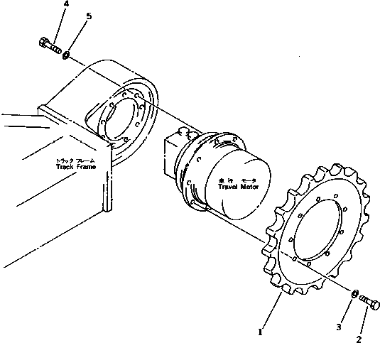 Ведущая звезда 20T-27-77120 Komatsu