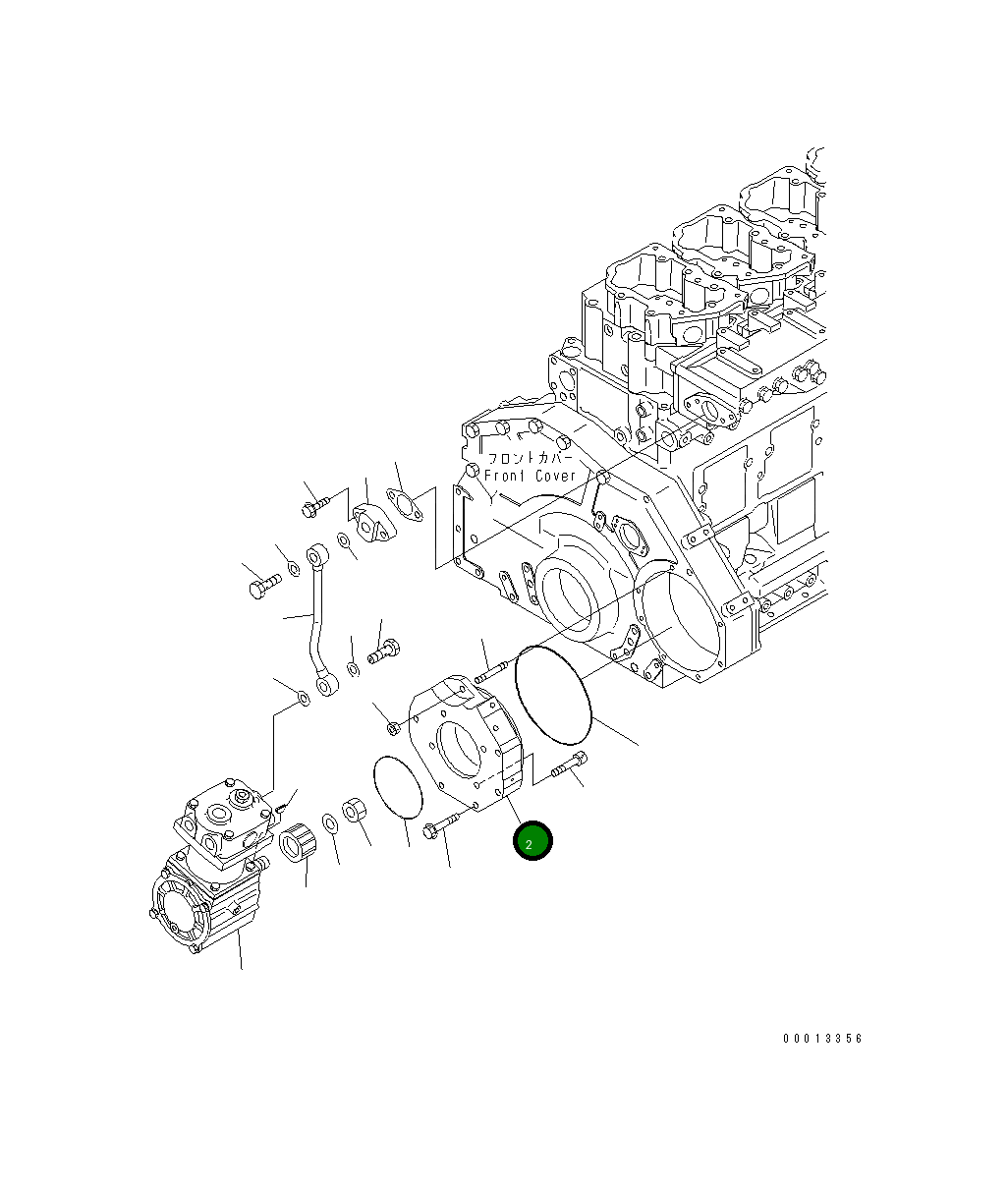 Адаптер 6156-81-1140 Komatsu
