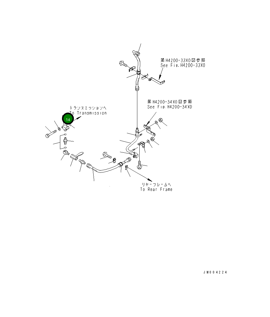 Адаптер 42C-16-11311 Komatsu