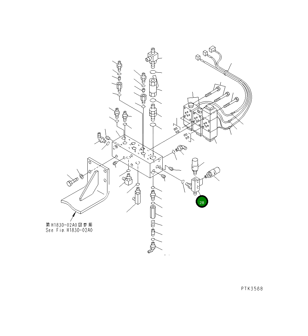 Адаптер 20E-62-K4891 Komatsu