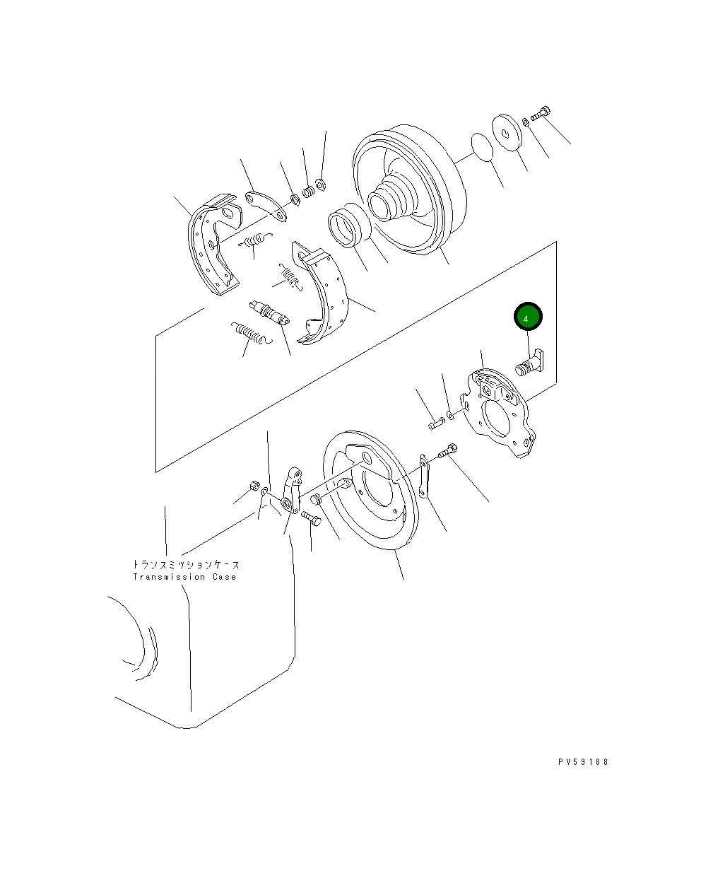 Вал 232-32-53140 Komatsu