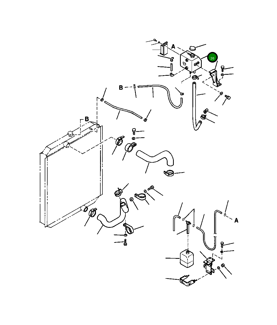 Бак 208-03-68181 Komatsu