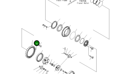 Ведущая звезда 21M-27-11220 Komatsu