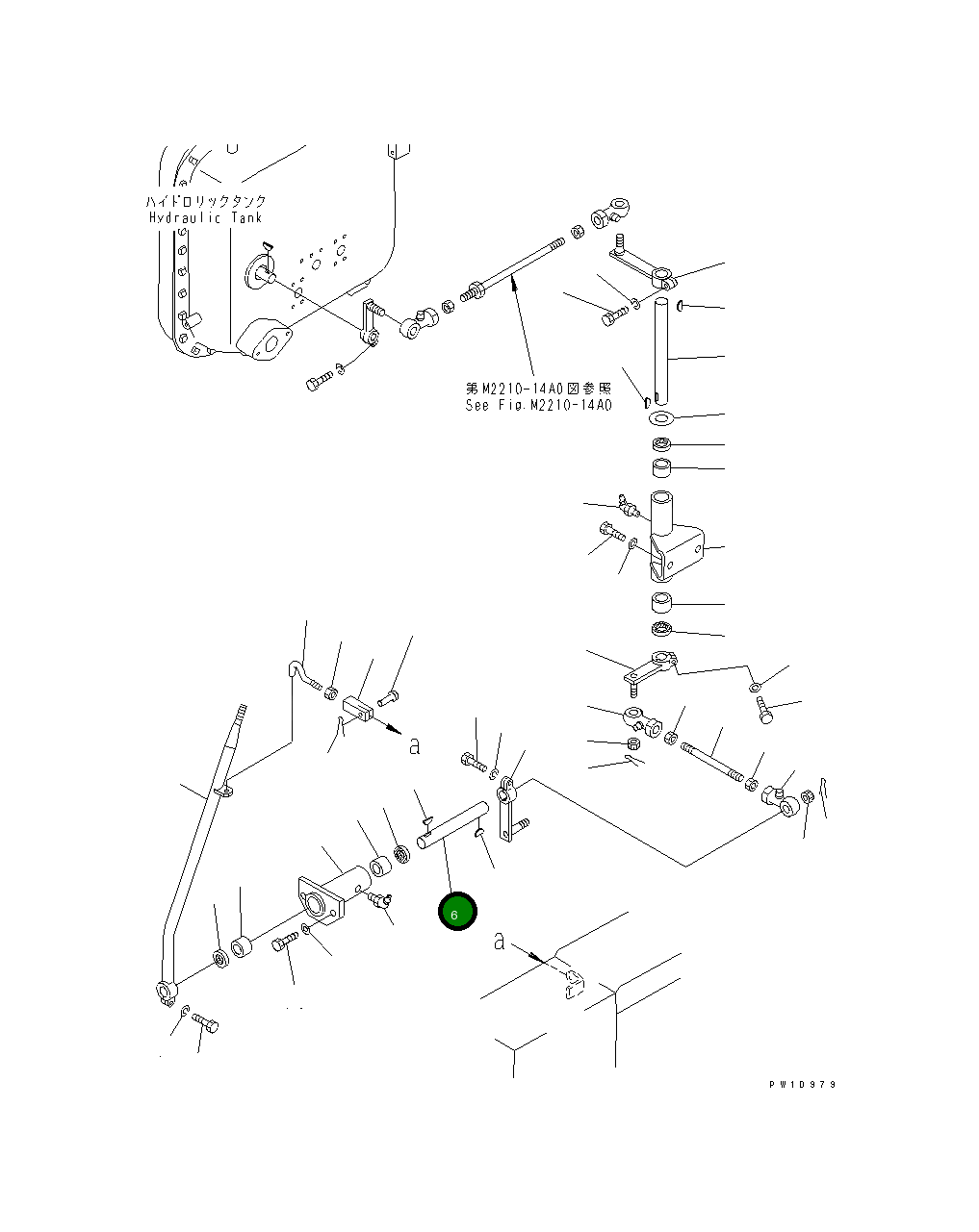 Вал 176-61-42310 Komatsu