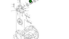 Вал 124-Y60-6131 Komatsu
