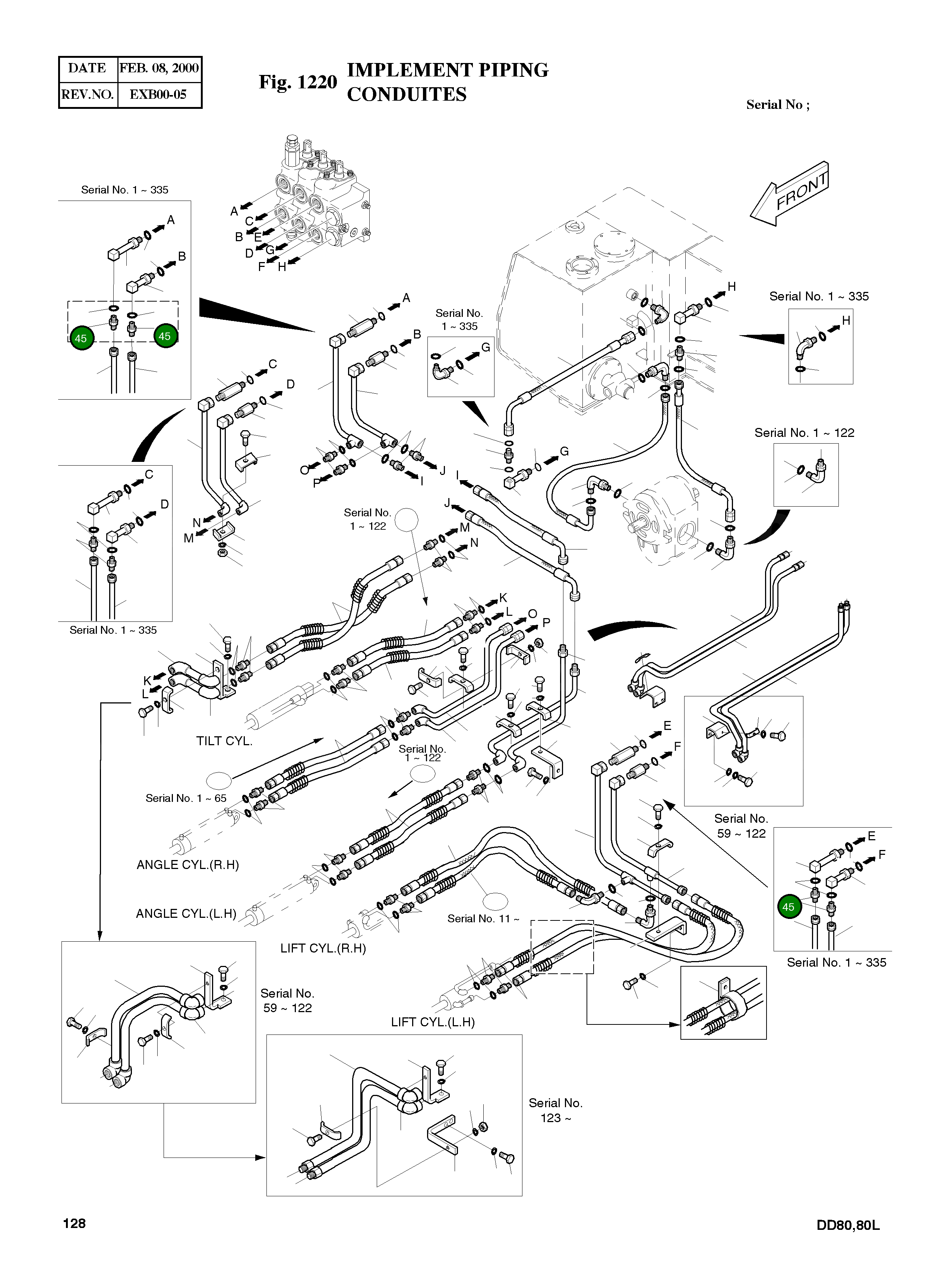 Адаптер PF1/2 2181-1859A Komatsu