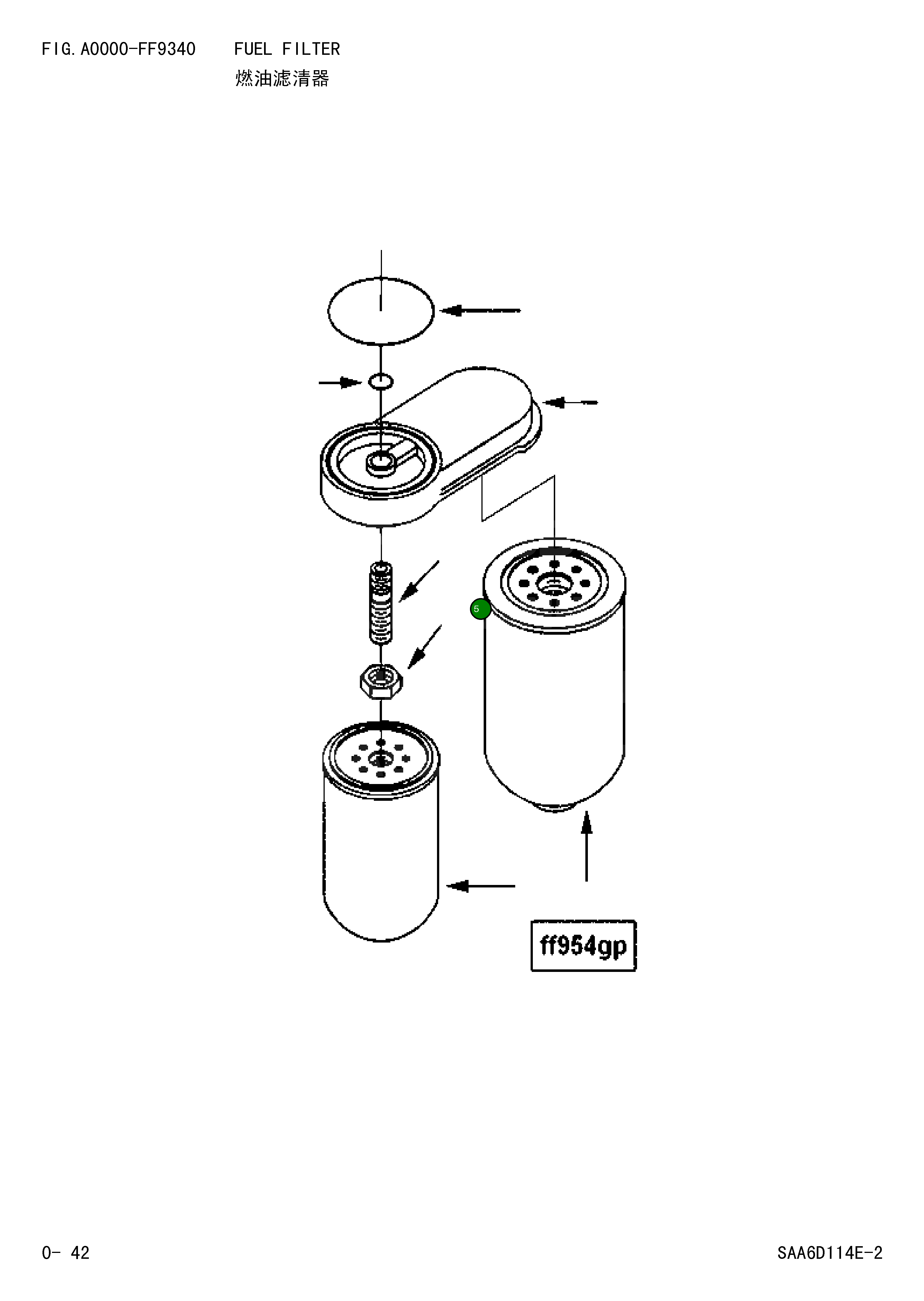 Адаптер M16X1.5(both ends) 6735-71-6150 Komatsu