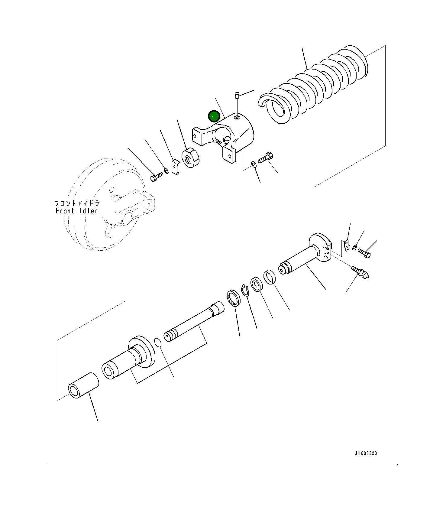 Вилка 207-30-73311 Komatsu