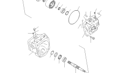 Вал 708-1S-12121 Komatsu