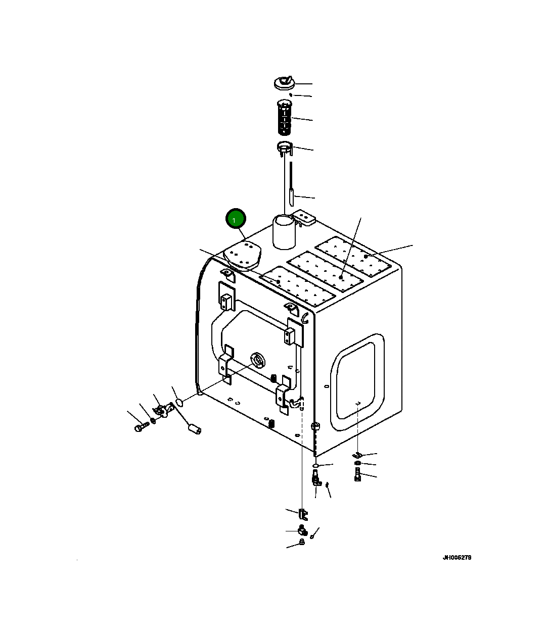 Бак 2A5-04-11111 Komatsu