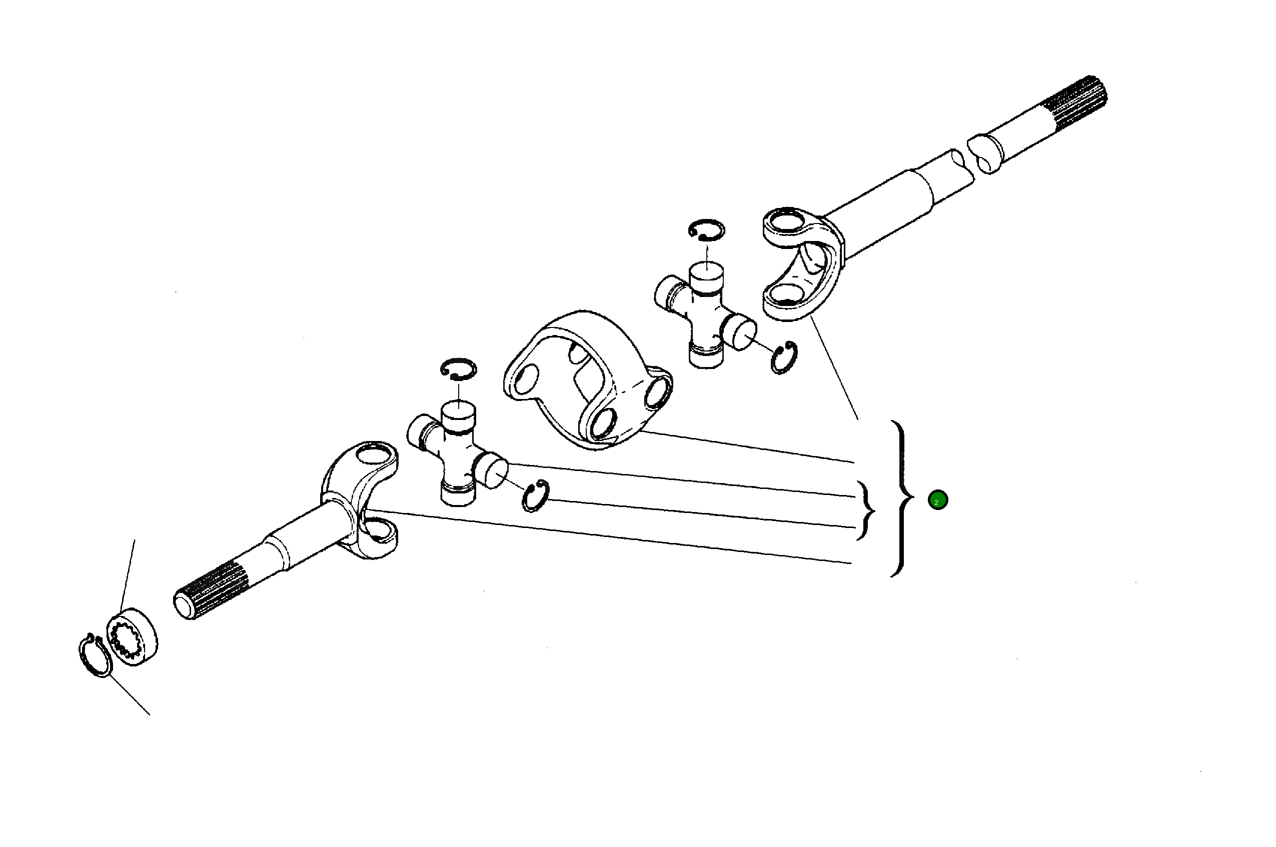 Вилка CA0519060 Komatsu