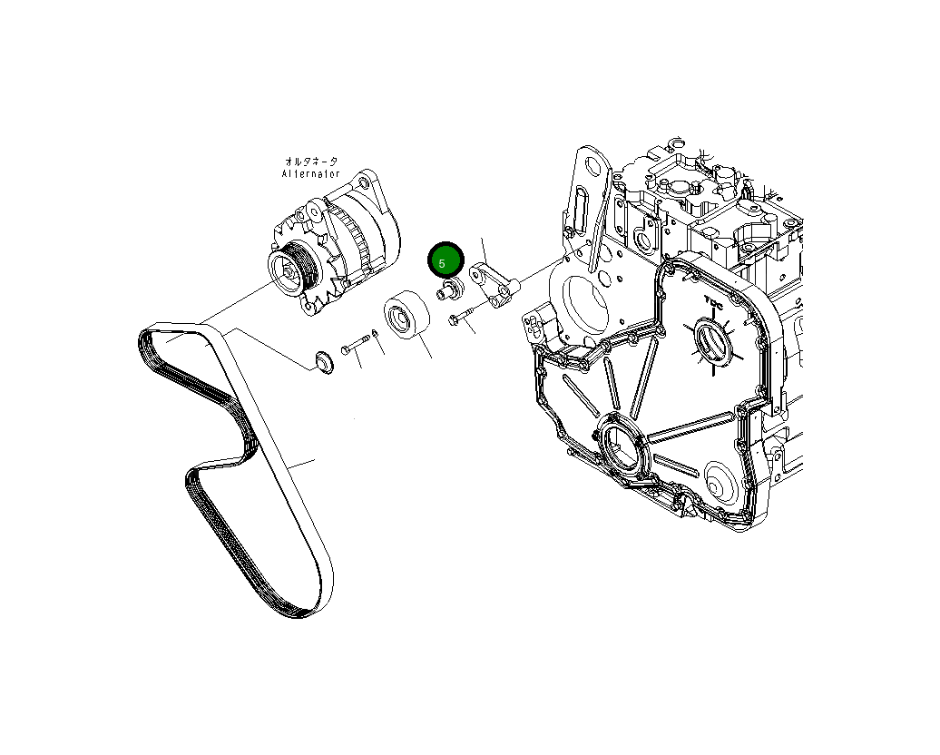 Вал 6742-01-5123 Komatsu