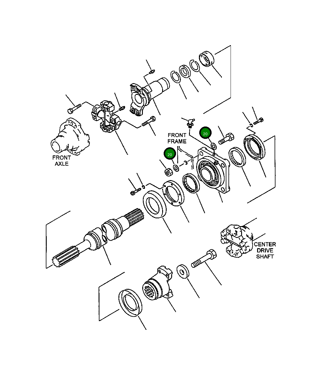 Вилка 424-20-13513 Komatsu