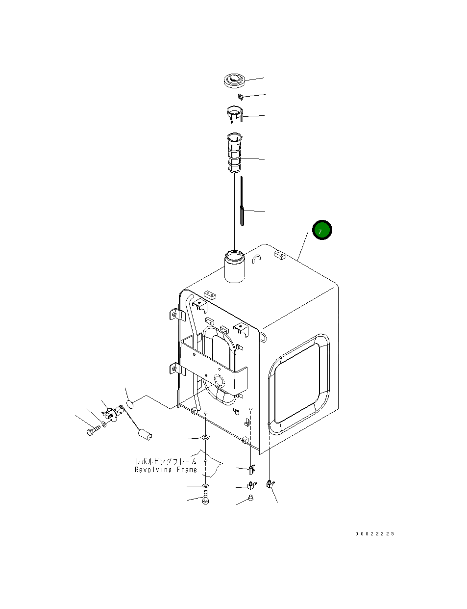 Бак 20G-04-31191 Komatsu