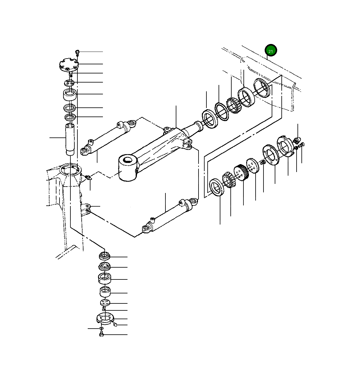 Вилка 1432 469 H91 Komatsu