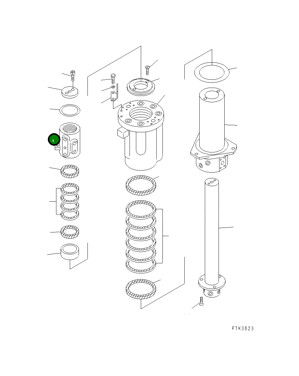 Вал 20G-30-K2150 Komatsu