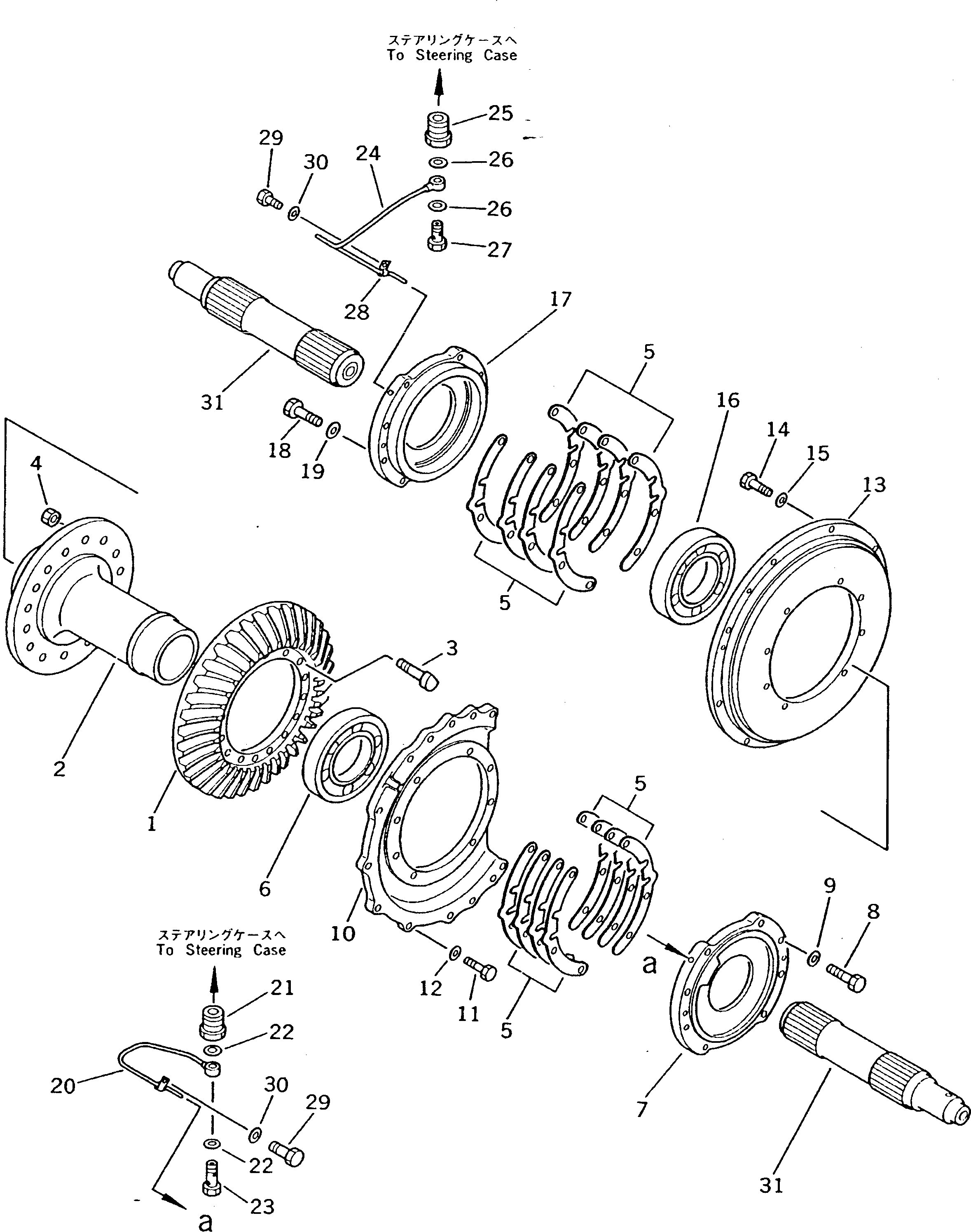 Вал 198-22-22351 Komatsu