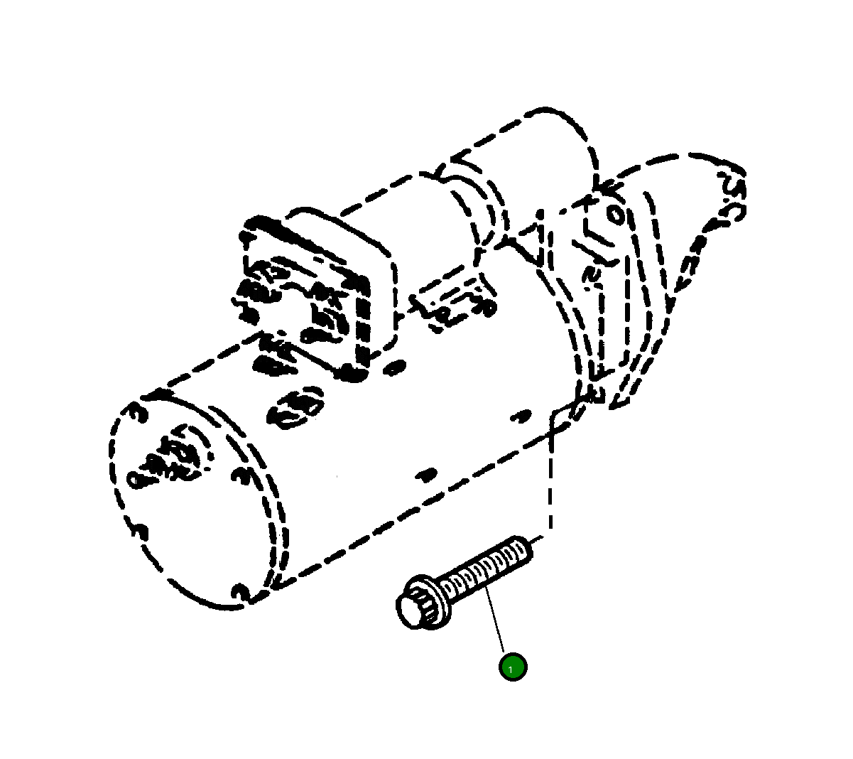 Болт (M12-1.75x50) 6742-01-5473 Komatsu