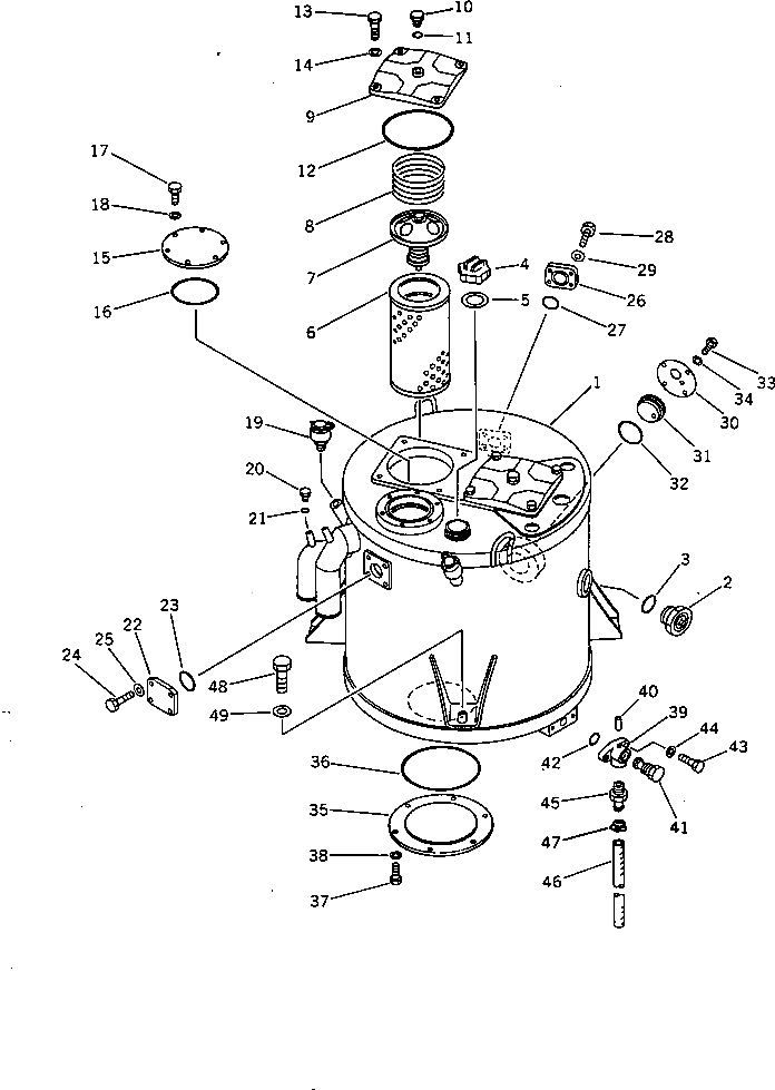 Бак 424-875-1510 Komatsu
