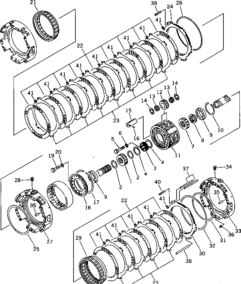 Вал 19M-15-12520 Komatsu