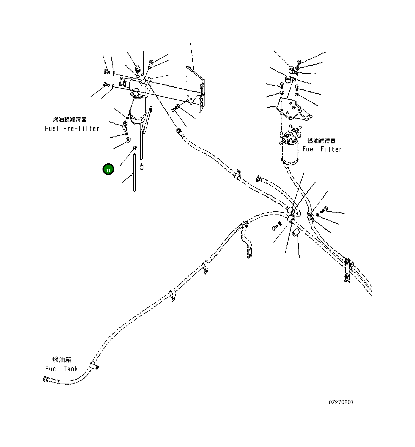 Адаптер 20Y-04-42140 Komatsu