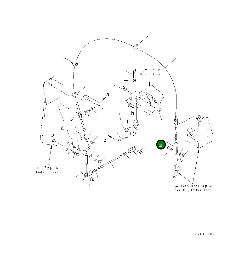 Вилка 113-43-46320 Komatsu