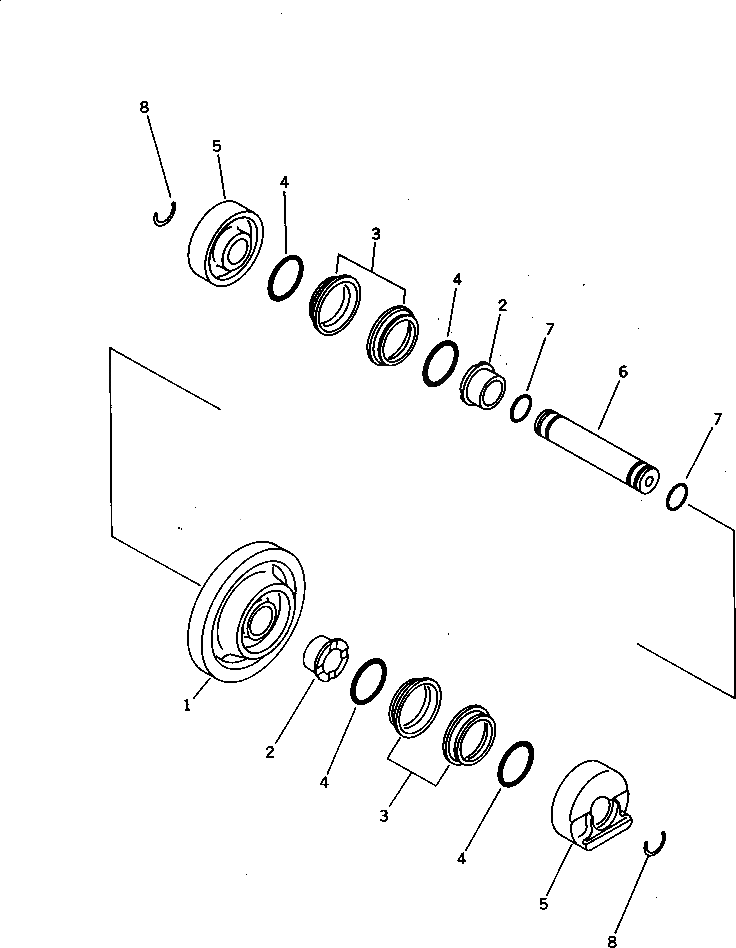 Вал 21S-35-11320 Komatsu