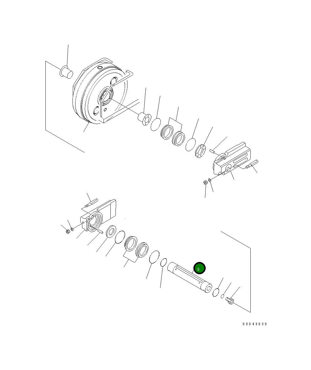 Вал 21T-30-81431 Komatsu