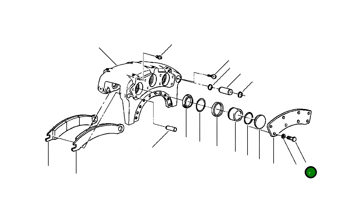 Болт, 9/16NC X 1 1/2 83 968 R1 Komatsu