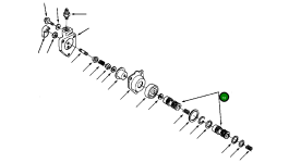 Барабан и плунжер 1296 748 H91 Komatsu