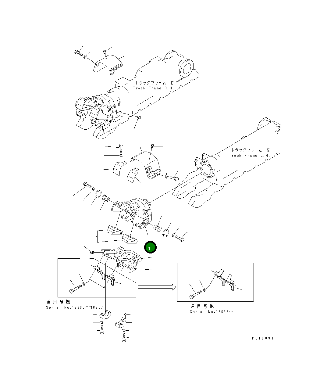 Вилка 195-30-51562 Komatsu