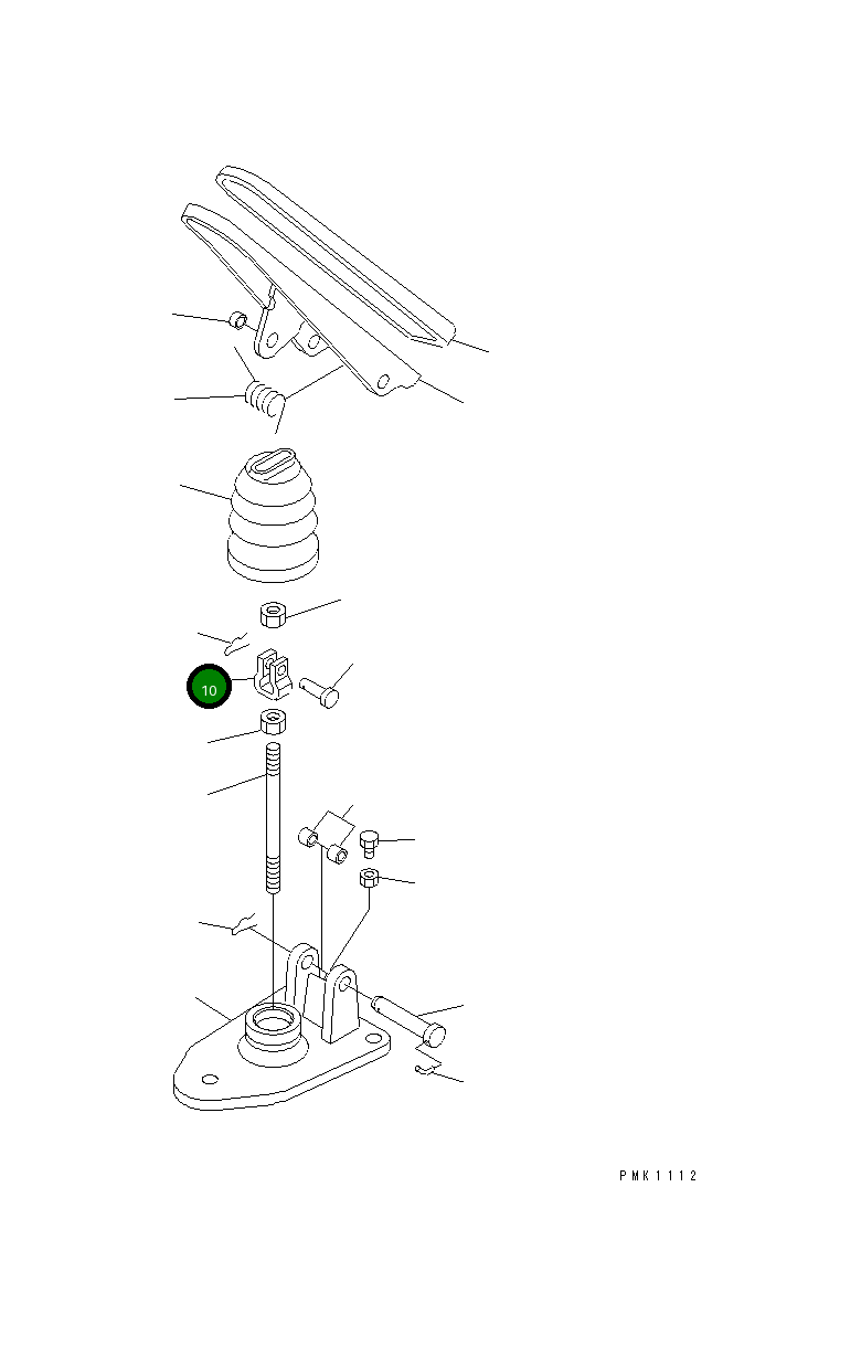 Вилка MY482-8009-00 Komatsu