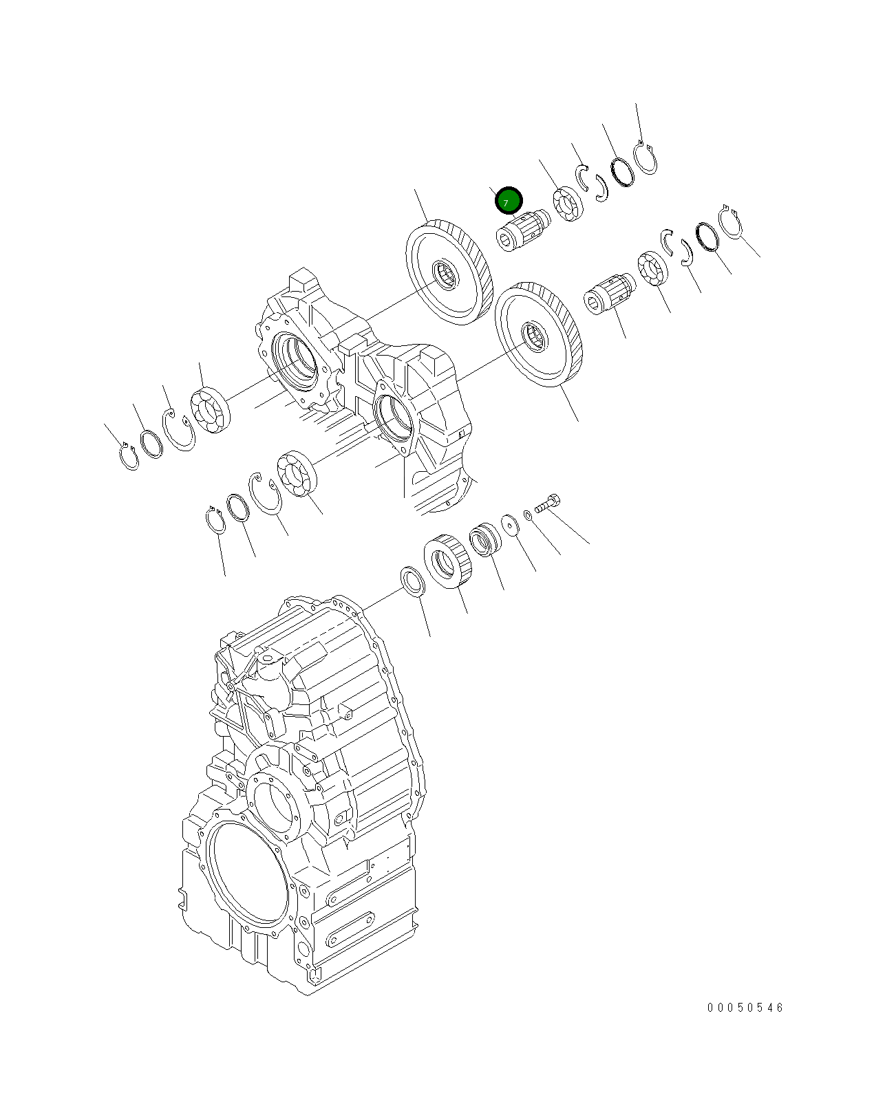 Вал 714-07-23222 Komatsu