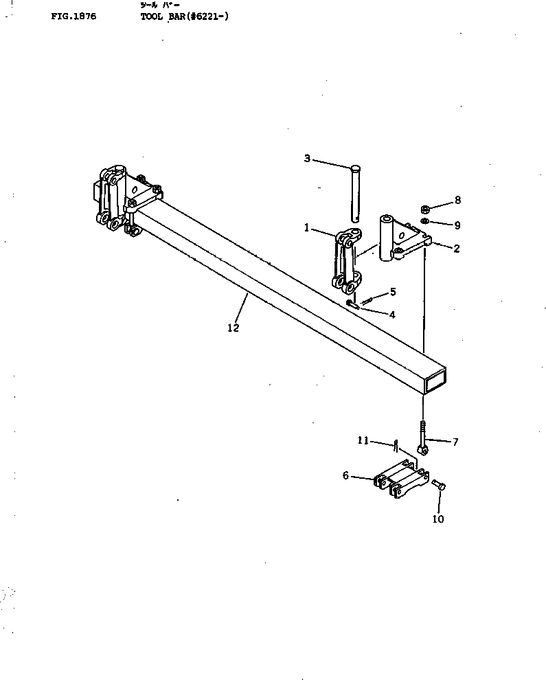 Вилка 120-Y55-3340 Komatsu