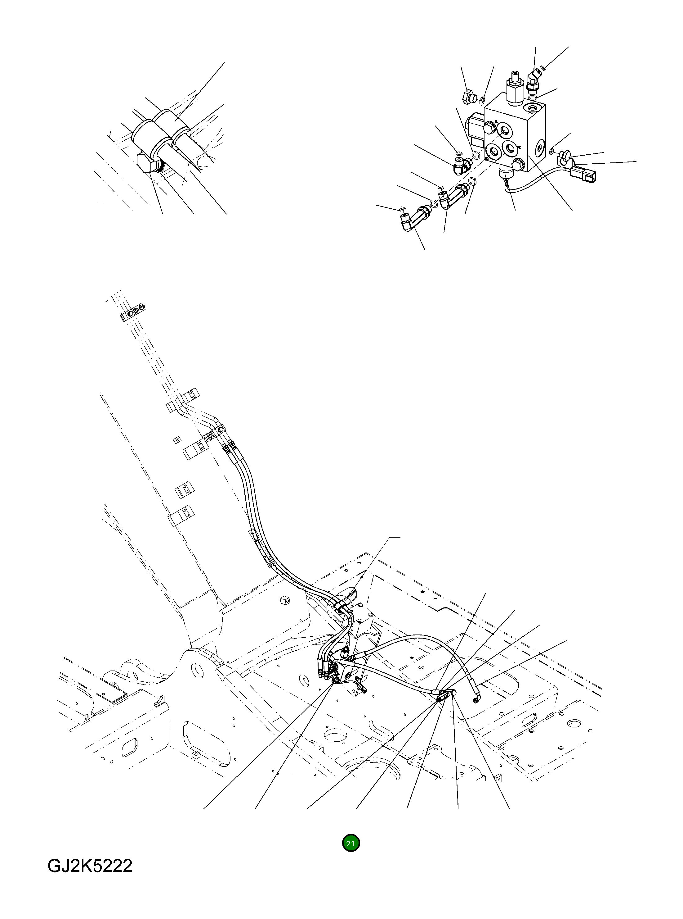 Адаптер 20J-62-13282 Komatsu