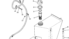 Бак 362-04-11111 Komatsu