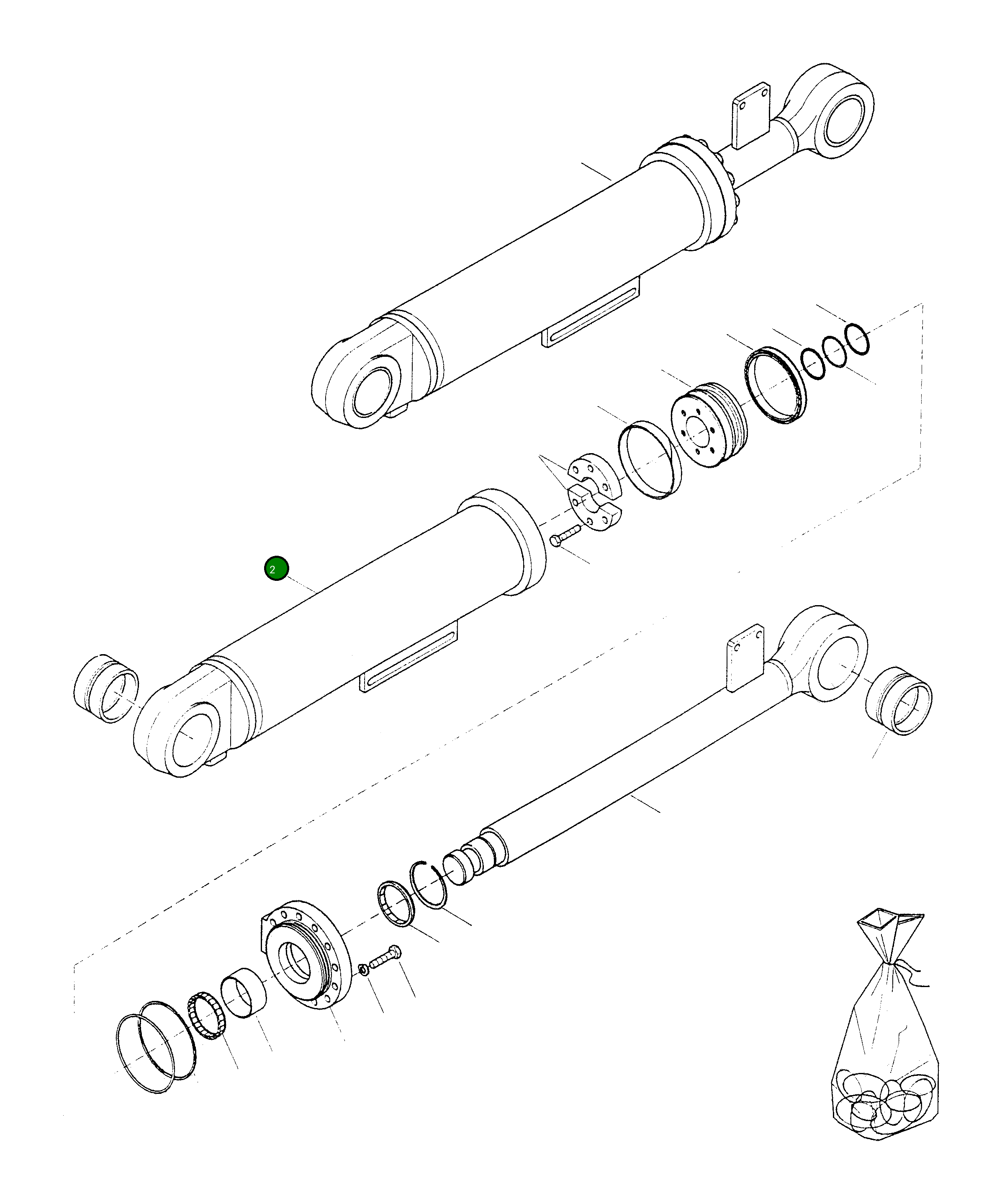 Барабан 421-63-H0P02 Komatsu