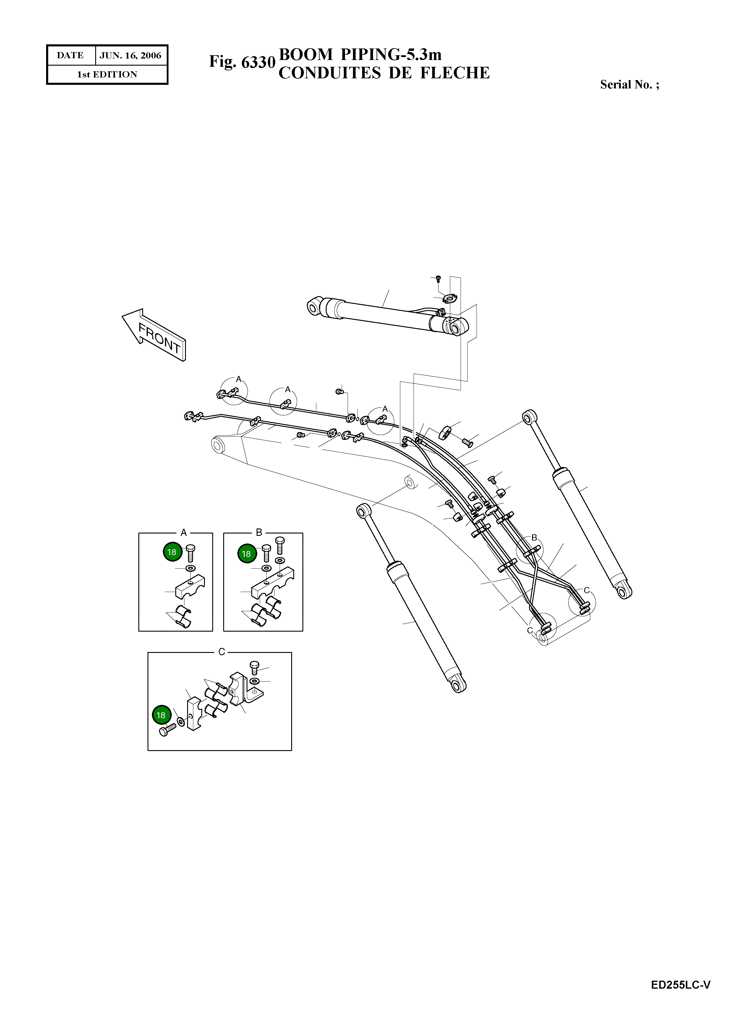 Болт M16X2.0X70 S0565666 Komatsu