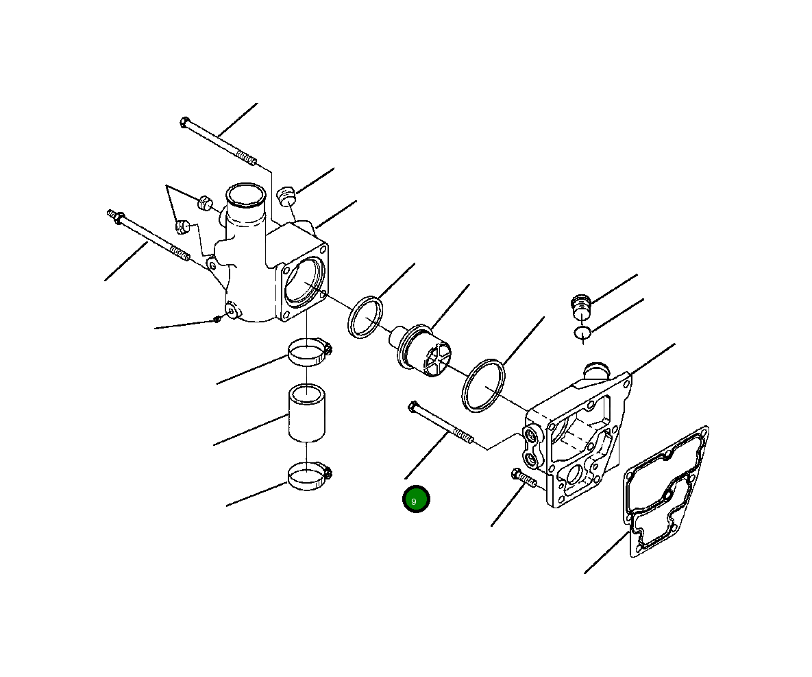 Болт (M10x1.50x120) 1307 093 H1 Komatsu